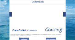 Desktop Screenshot of cruisepro.net