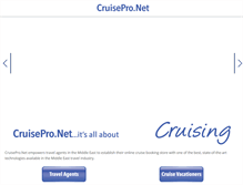 Tablet Screenshot of cruisepro.net